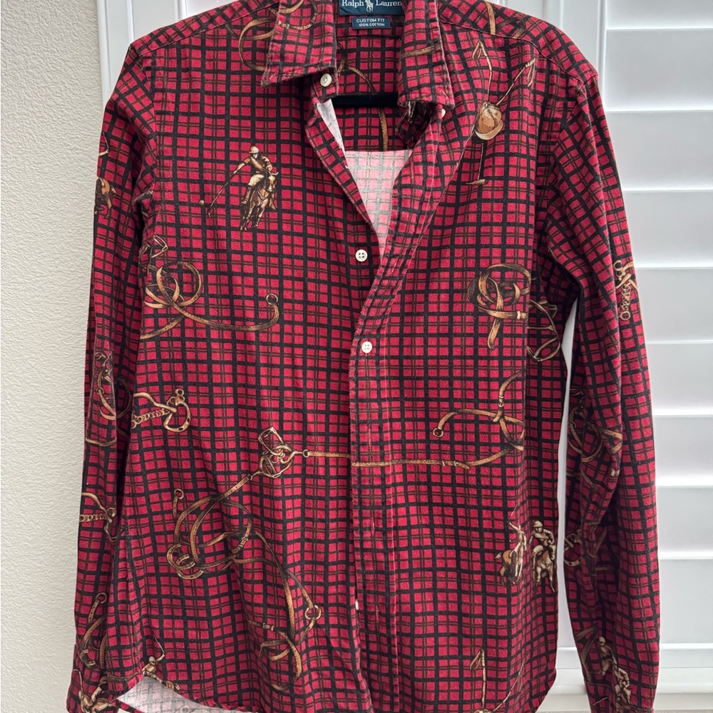 Ralph Lauren Red Plaid Shirt